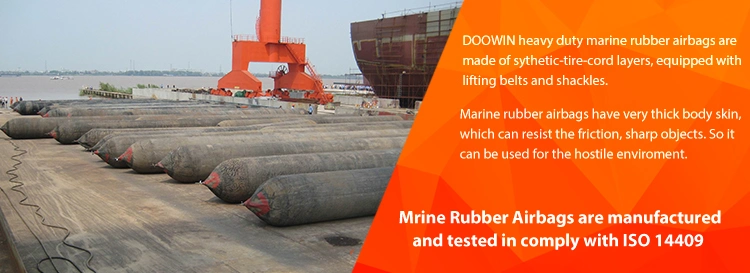 Inflatable Heavy Lifting Ship Launching Rubber Balloon Marine Rubber Airbags