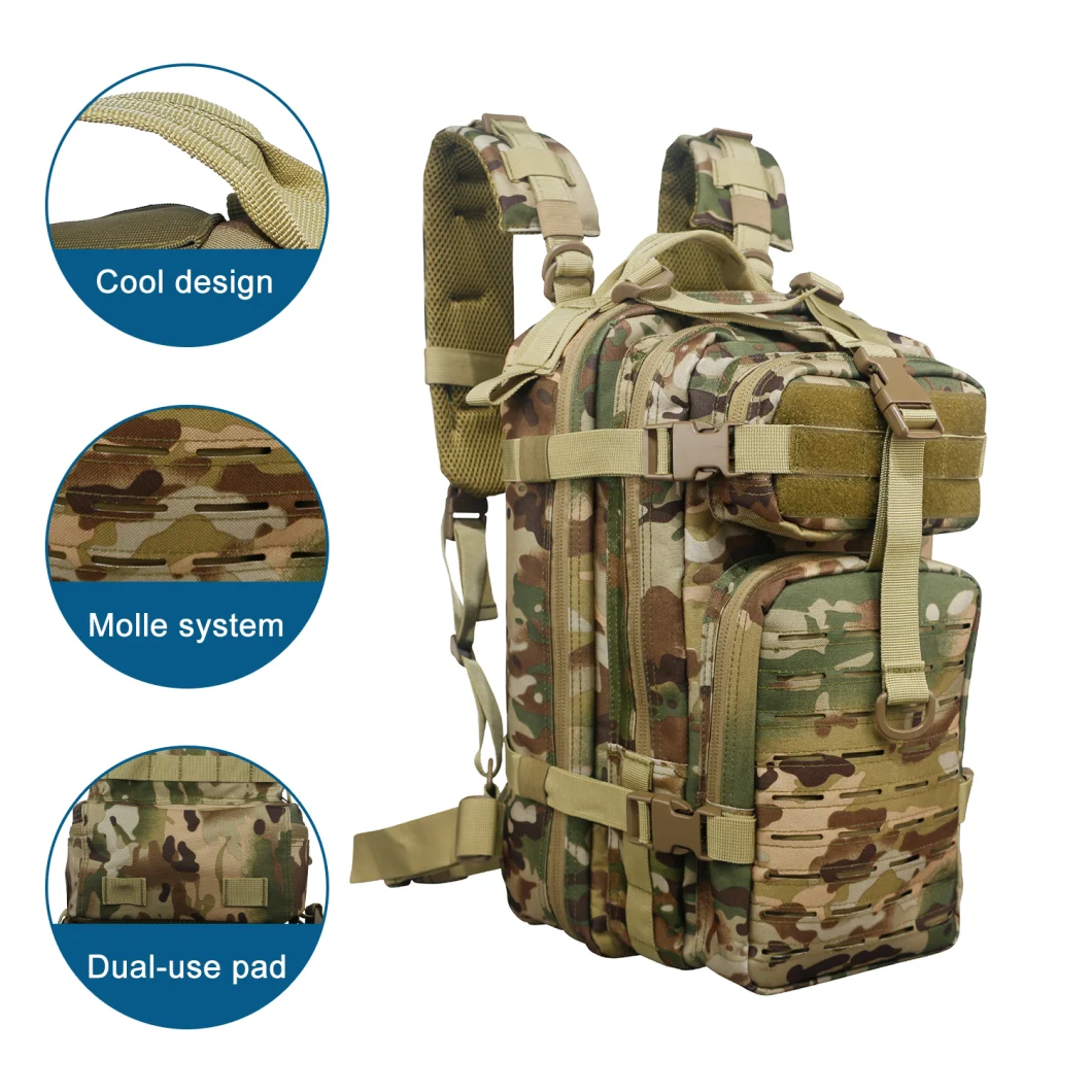 Air Soft Small Assault Backpack Waterproof Large Capacity Bags for Multiple Function