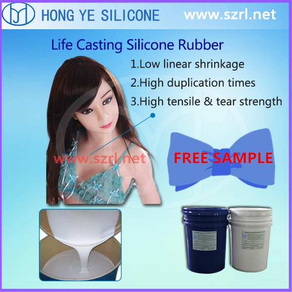 Platinum Silicone Rubber for Making Prosthetic Body Parts Tattoo/Exhibition