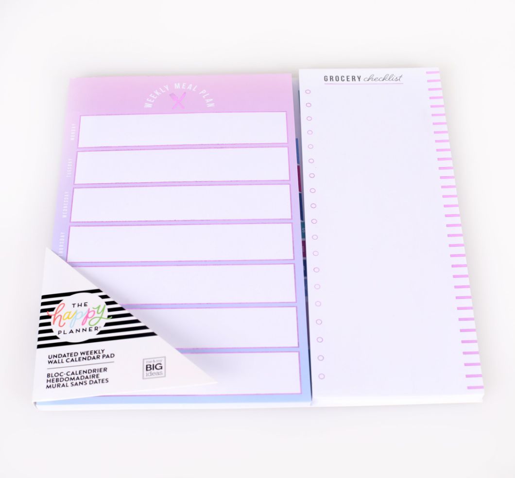 Soft PVC Cover Notebook Personalized Custom to Do List Blank Shopping List Notepad Logo