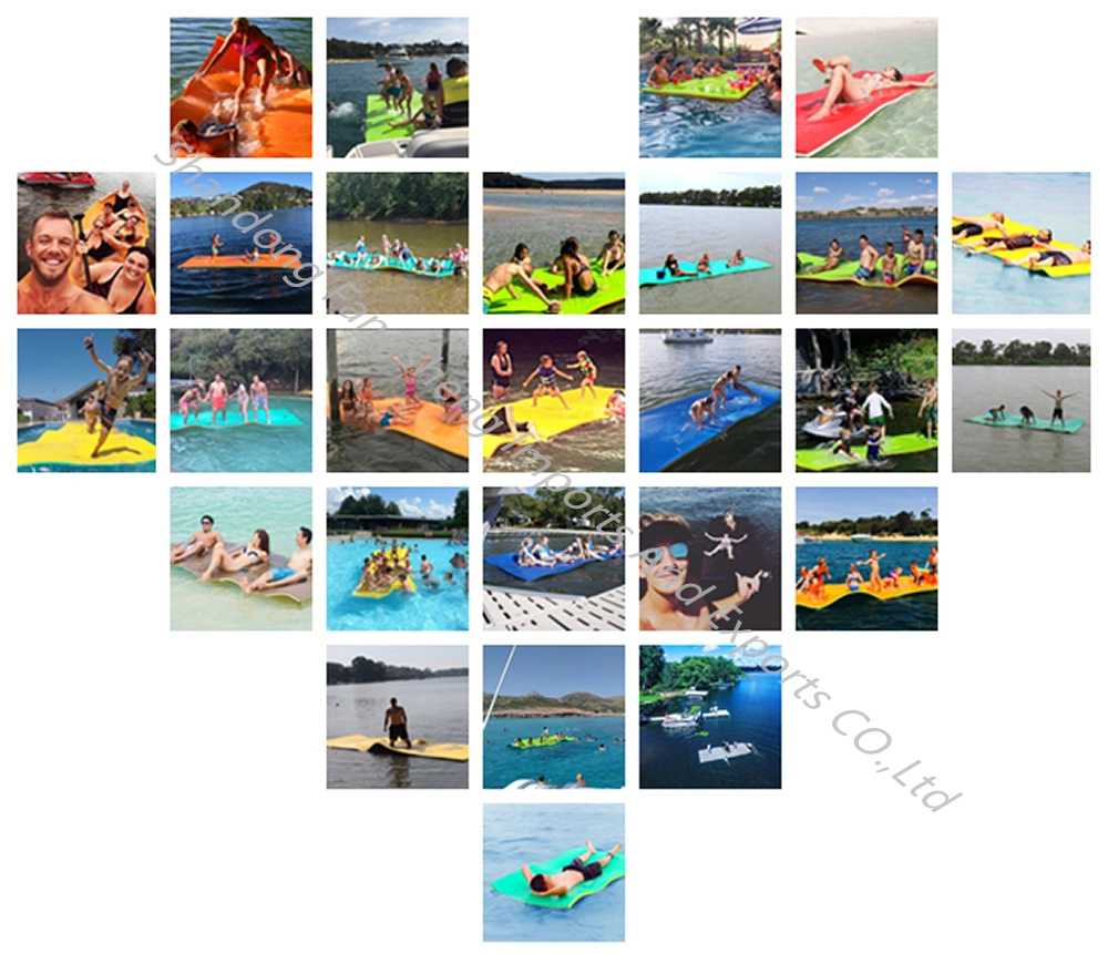 2021 Popular Playground Equipment Floating Island Floating Water Foam Mat