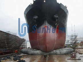 Shipyard Ship Launching Salvaging Carrying Lifting Marine Rubber Airbags