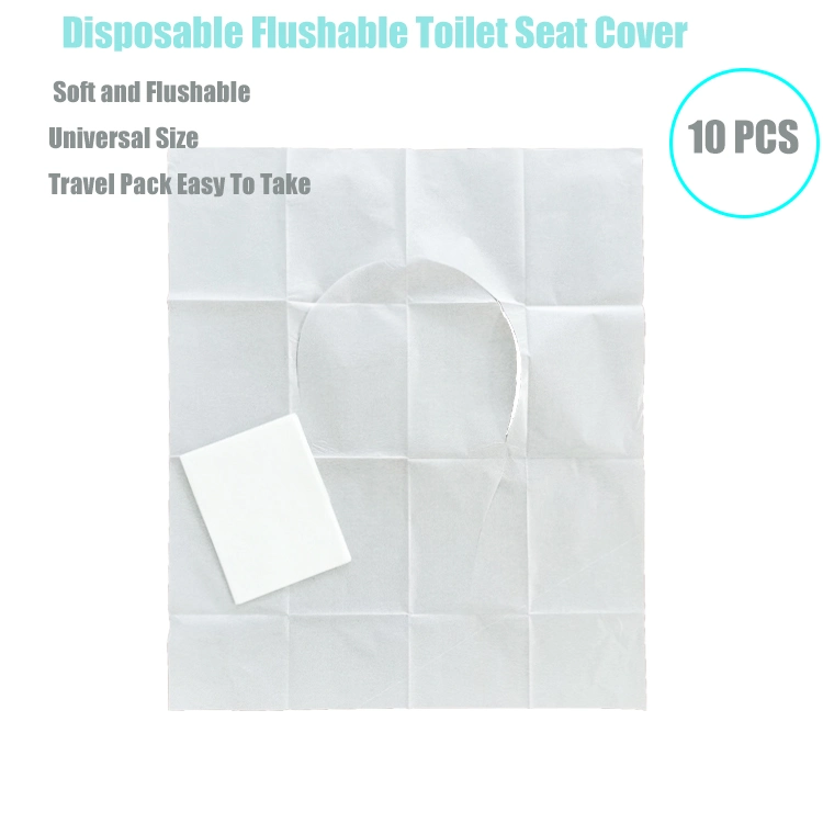 Flushable Bath Covers Disposable Paper Toilet Seat Covers