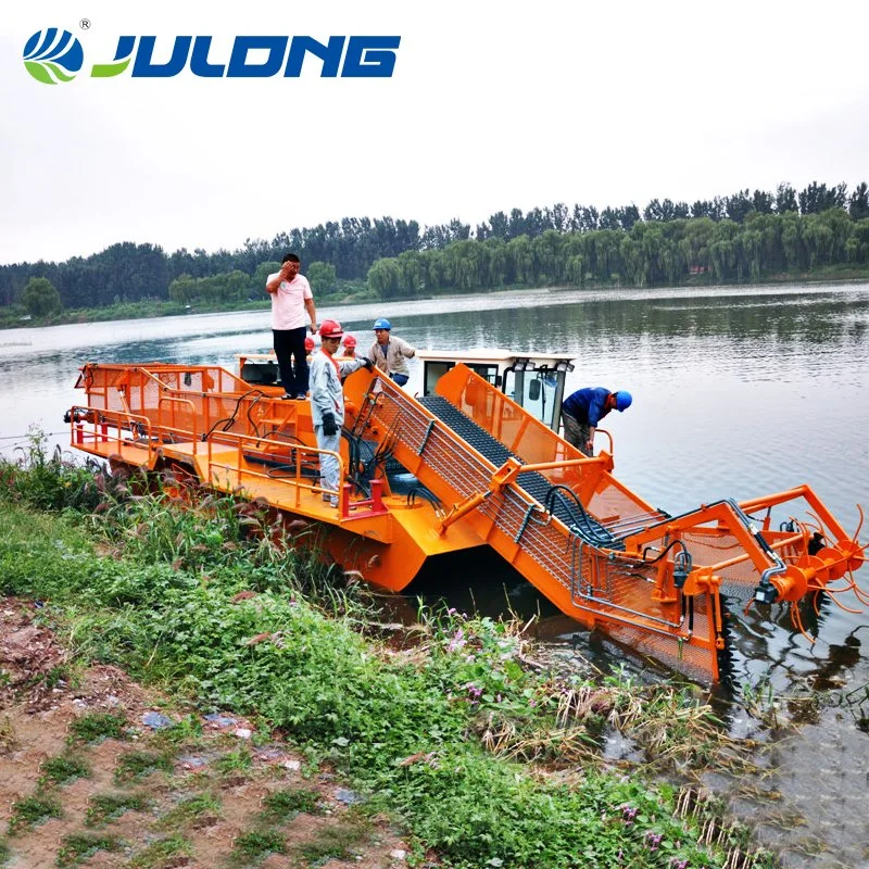 Garbage Collection Boat/Floating Rubbish Harvester Boat/Water Reed Harvester