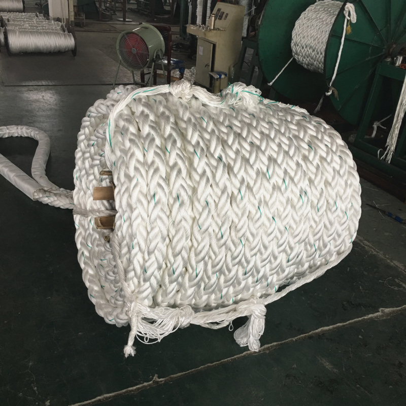 8 Strand Mooring Ropes, Mooring Lines and Towing Lines