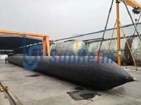Shipyard Ship Launching Salvaging Carrying Lifting Marine Rubber Airbags