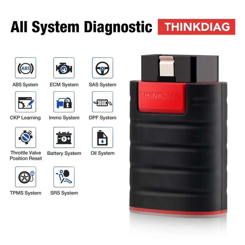 Launch Thinkcar Thinkdiag Full System OBD2 Diagnostic Tool Powerful Than Launch Easydiag with 3 Free Software