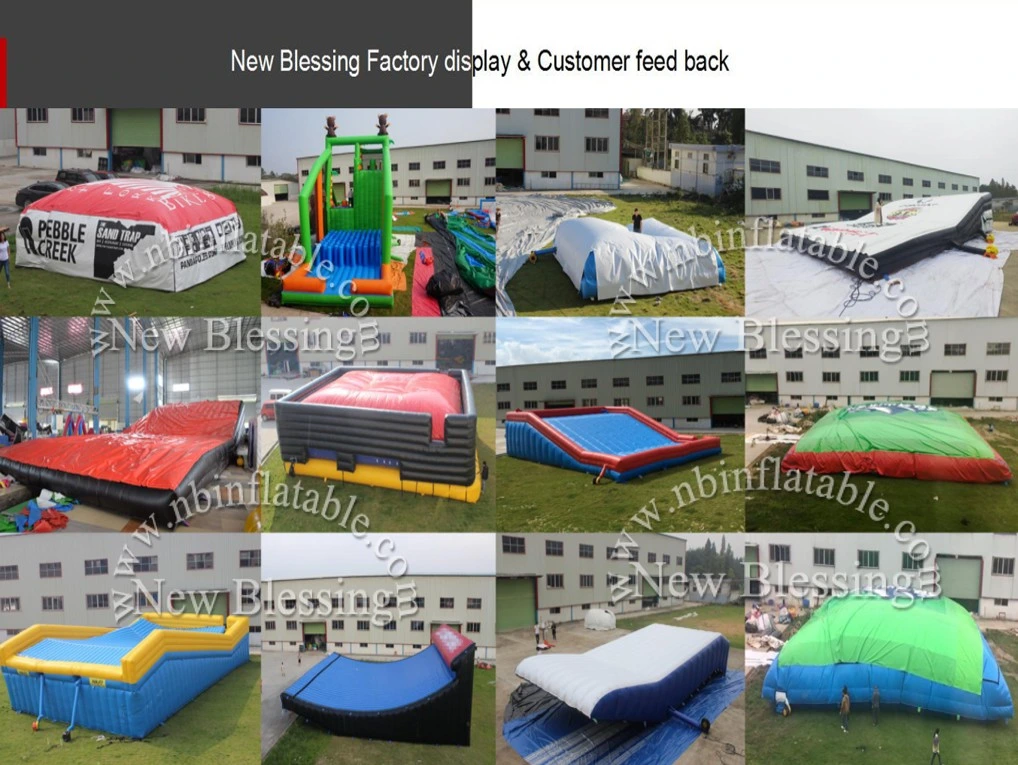 Customized Size Inflatable Landing Airbag Cushion for Skiing/BMX