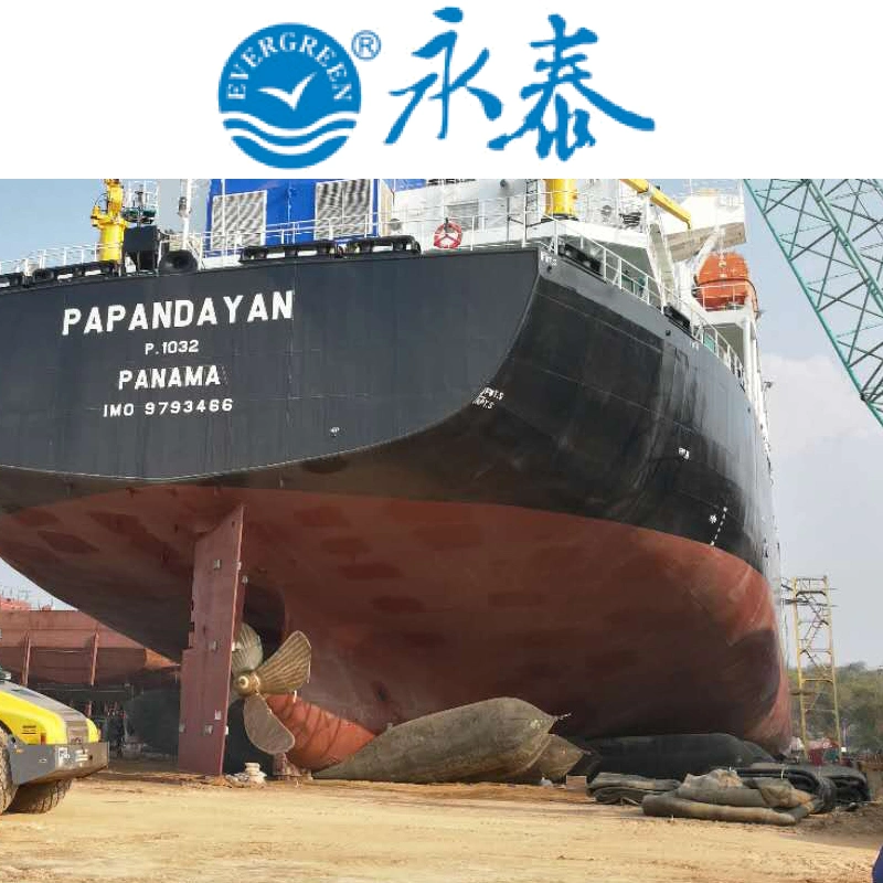 Evergreen Maritime Ship Launching Inflatable Roller Marine Airbags