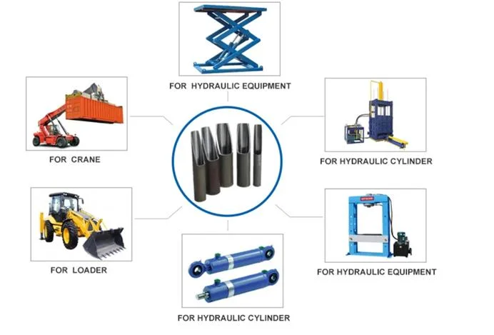 Harden Hard Chrome Plated Rod Suppliers Chrome Plating Hydraulic Cylinder Piston Rod