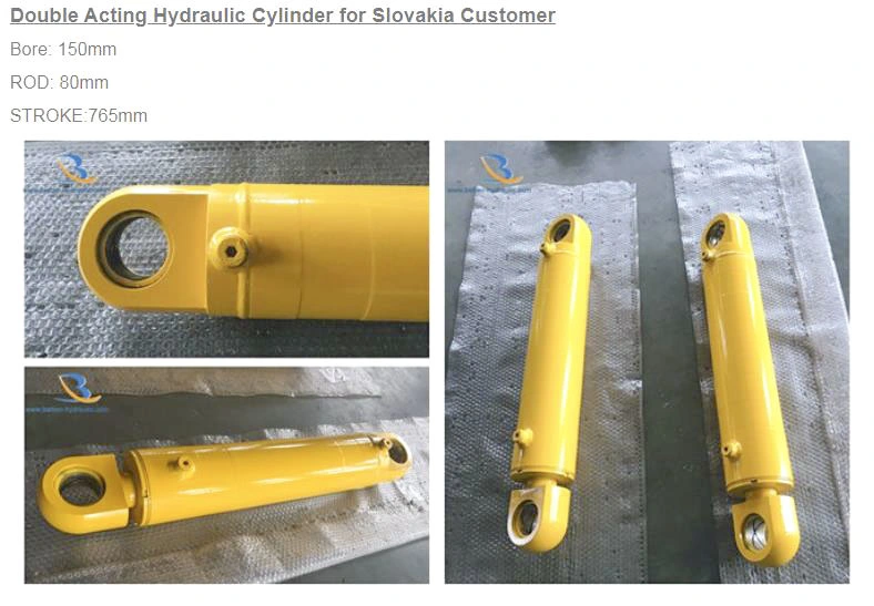 Hollow Small Double Acting Piston Hydraulic Cylinder for Industrial