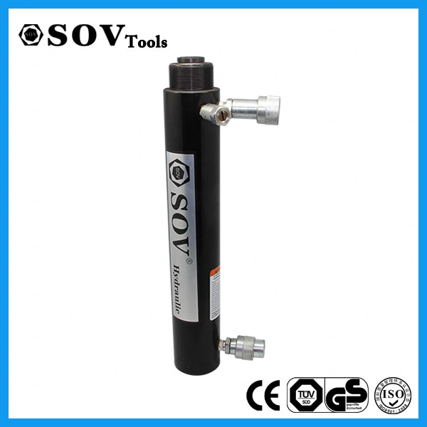 50 Ton Double Acting Thin Long Stroke Hydraulic Cylinder