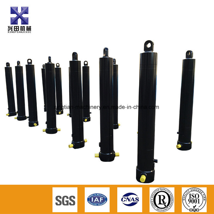 Good Quality Single Acting Telescopic Hydraulic Oil Cylinder Used for Dump Truck