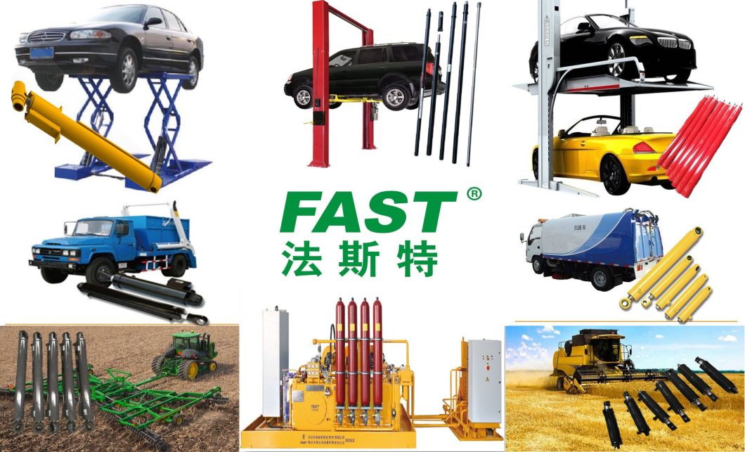 Customized Hydraulic Cylinder for Construction Machinery Parts