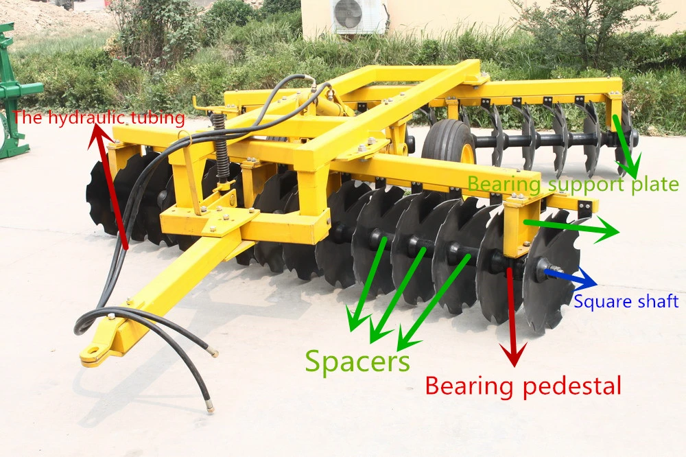 Agricultural Equipment Hydraulic Trailed Opposed Heavy-Duty Disc Harrow