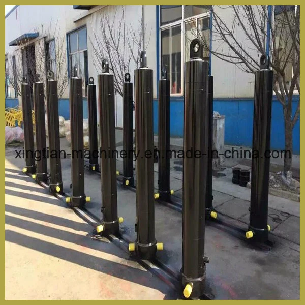 China Hyva Tipper Dump Truck Telescopic Hydraulic Cylinder