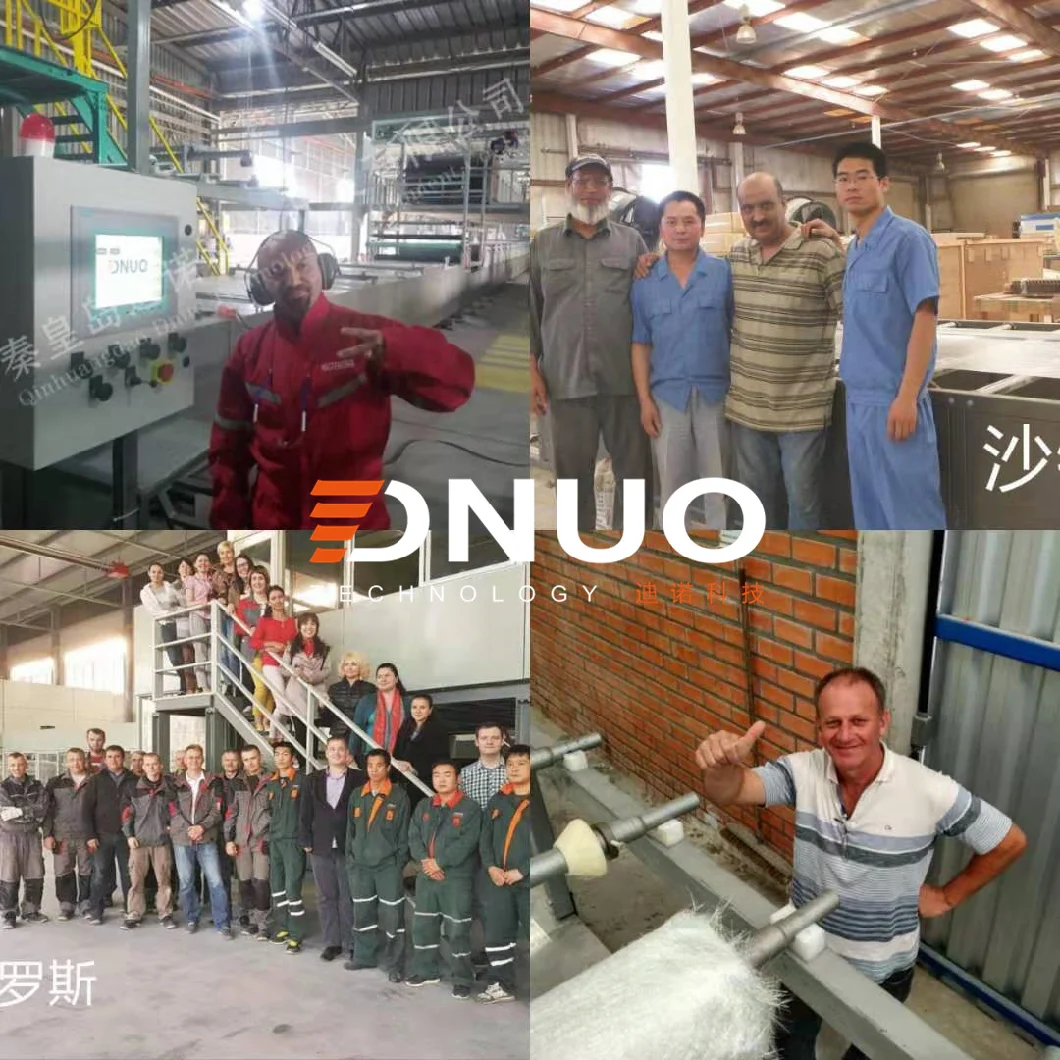 Glass Fiber FRP Plastic Panel Making Machine Made by Dinuo