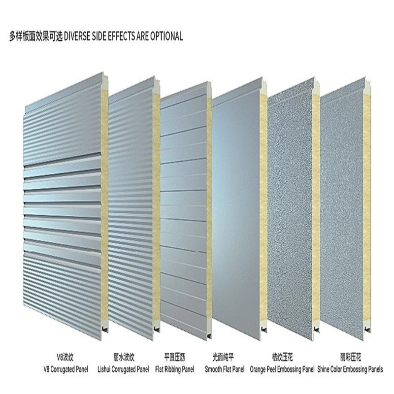 Prefabricated Colored Clean Room Cold Room Wall/Roof EPS/PU/Rockwool Panel