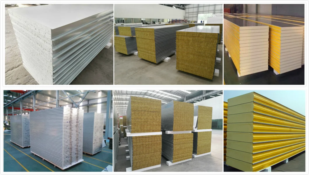 Fireproof MGO Hollow Core Waterproof SIP Wall Panel Clean Room MGO EPS Sandwich Panel MGO Panel CE Approved