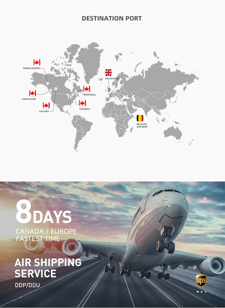 Door to Door Air Freight Agent Air Cargo Shipping to Canada Logistic Service From China