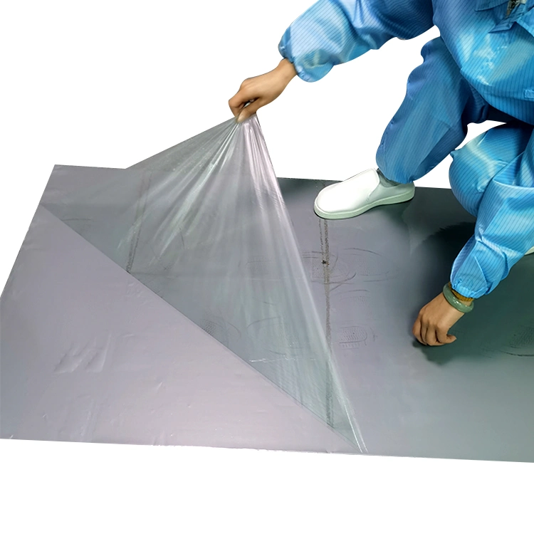 Customized Decontaminating Industrial Use Multilayer Clean Room Door Antibacterial Sticky Mat