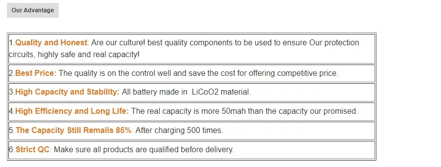 Factory Price  Battery  for Oppo/Vivo/Tecno/Infinix/Tecno 43ax  Battery  3000mAh