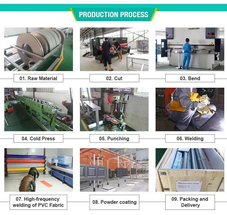 Automatic Airtight High Speed Roll up Door for Food Packaging Industry