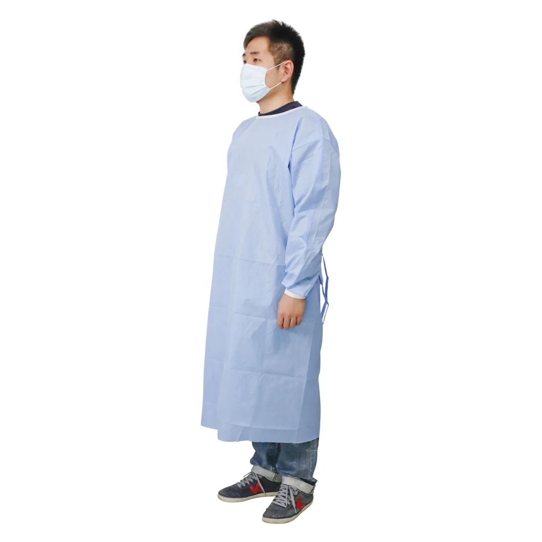 Disposable Sterile Operating Theatre Gown for Hospital or Veterinary Surgical Use