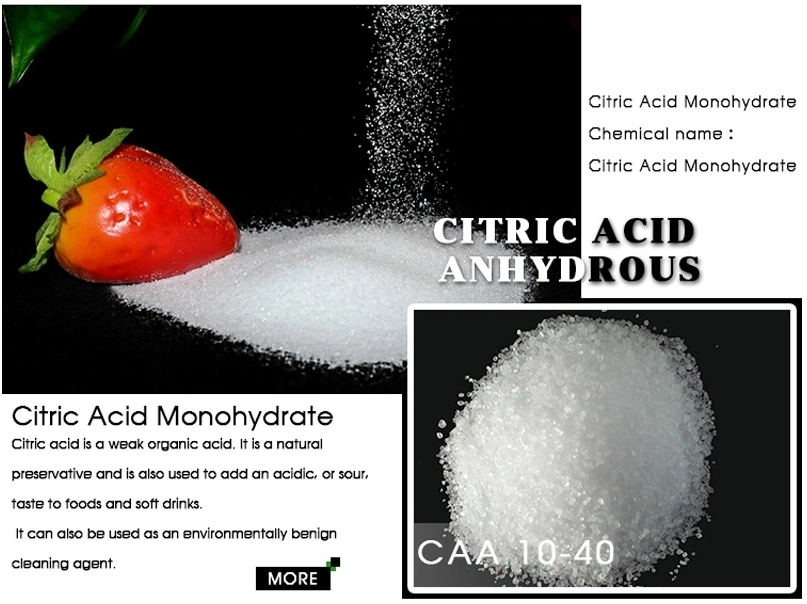 Factory Direct Supply  Citric Acid Anhydrous Monohydrate  Organic  Chemical