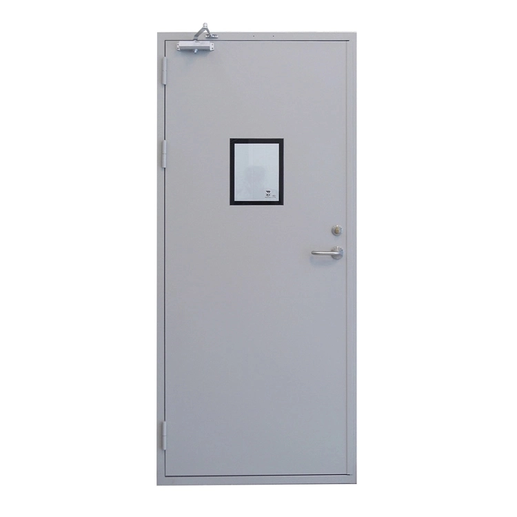 Security Steel Clean Room Doors White Color Healthy Center Entry Room Doors for Hopsital