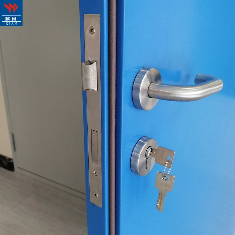 Door Clean Room Doors Blue Entry Steel Lab Door Double Swing Clean Room Doors in Foshan Factory