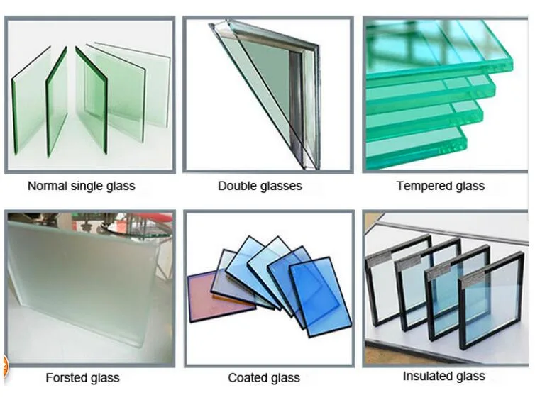 Factory Price Water Tight Four Pane Insulated Glass PVC Door Window with Sliding Opening