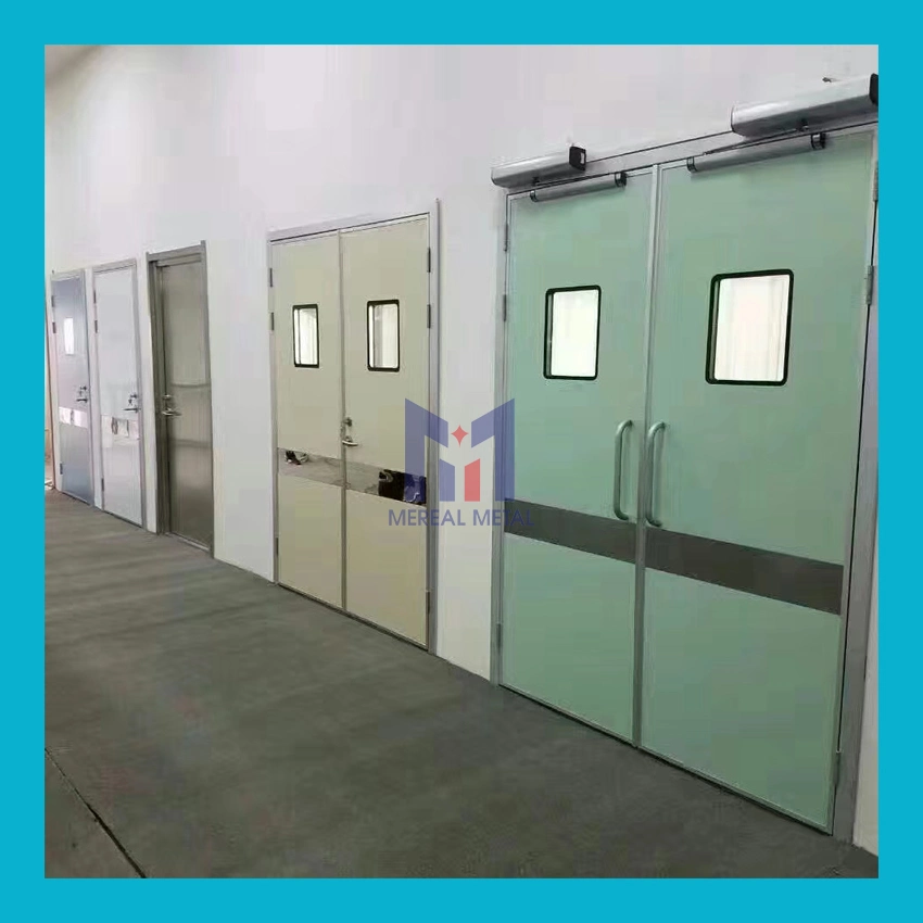 High Quality Electric Stainless Steel Radiation-Proof Lead Pan Sliding Door