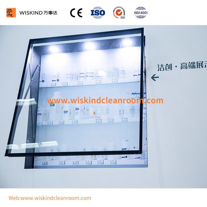 Cleanroom Display Window for Pharmaceutical Clean Room Visit Corridor