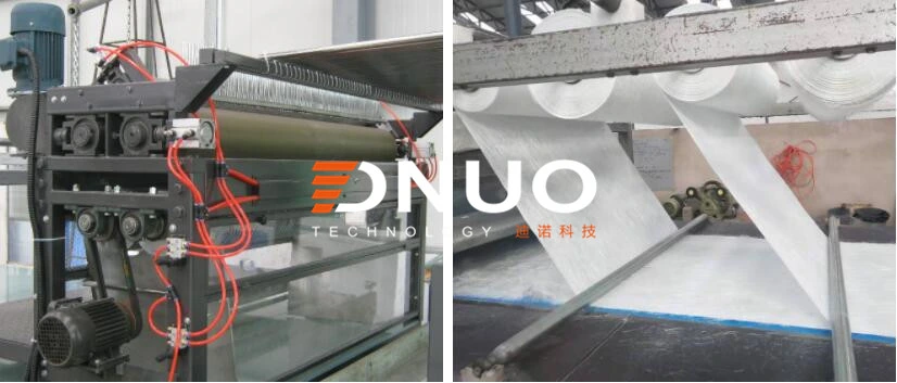 Glass Fiber FRP Plastic Panel Making Machine Made by Dinuo