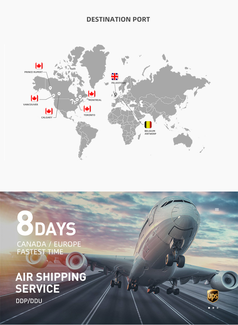 Professional Air Shipping International Shipping Agent Air Cargo to Canada Worldwide Amazon DDU DDP Door to Door