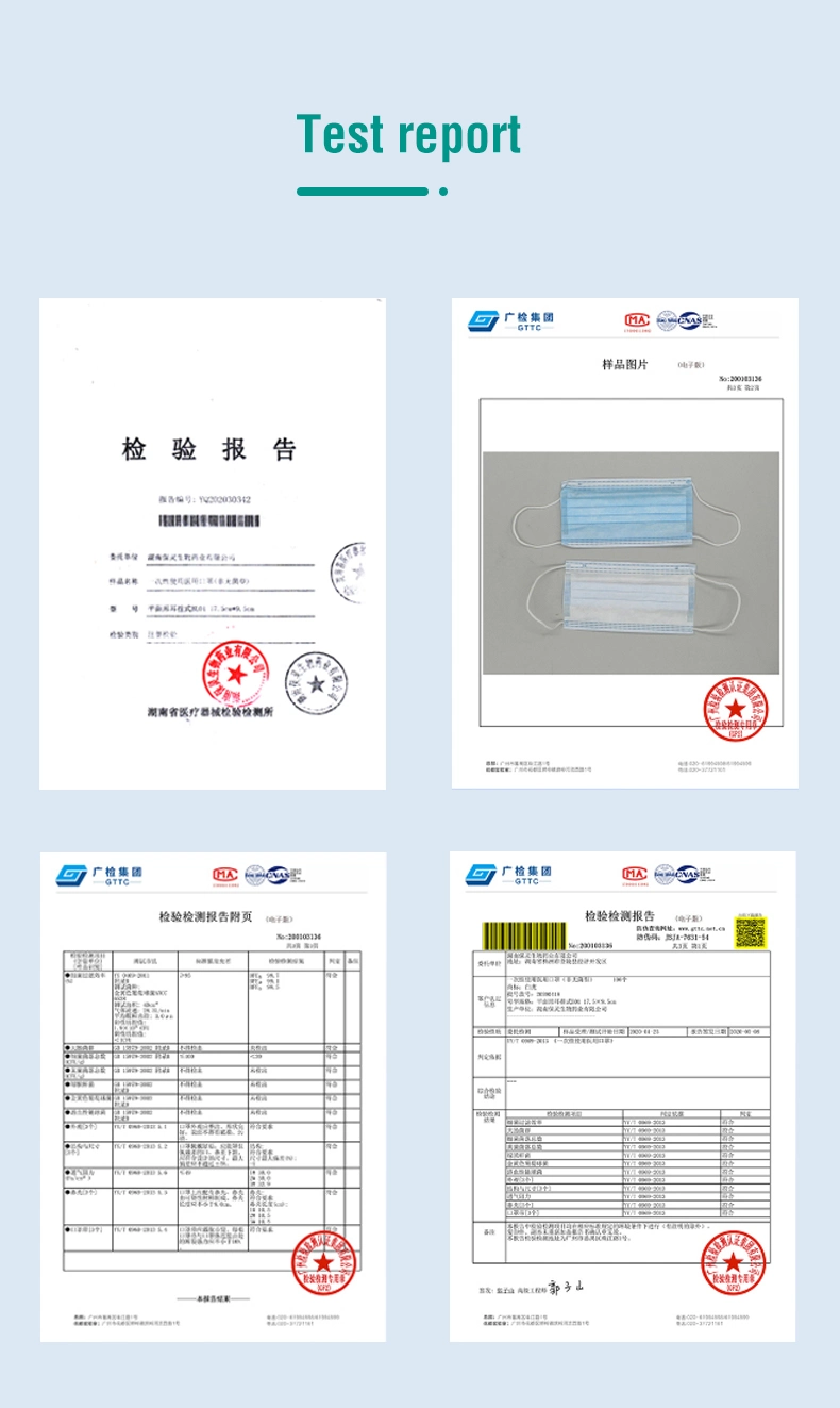 Factory to Door Medical Filter 3ply Surgical Iir Disposable Face Mask