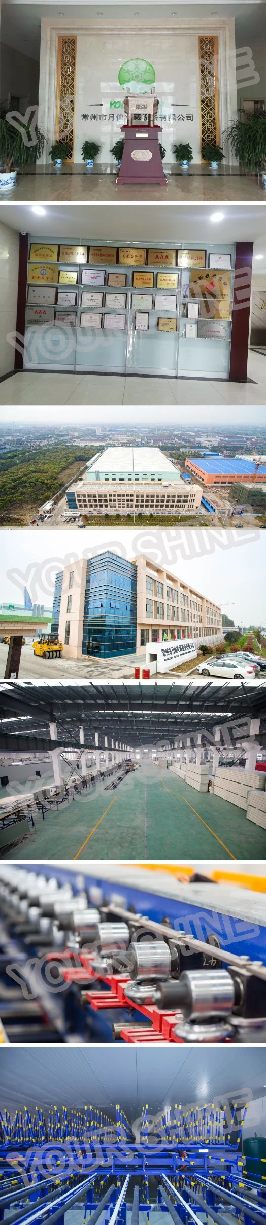 Color Steel Insulated EPS/PU/PIR Sandwich Panel for Clean Room/Cold Room/Storage