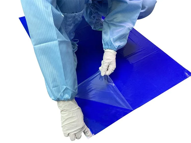 Customized Decontaminating Industrial Use Multilayer Clean Room Door Antibacterial Sticky Mat