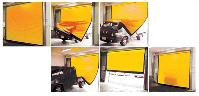 Automatic Zipper Type Airtight Rapid Rolling Shutter Door for Clean Room