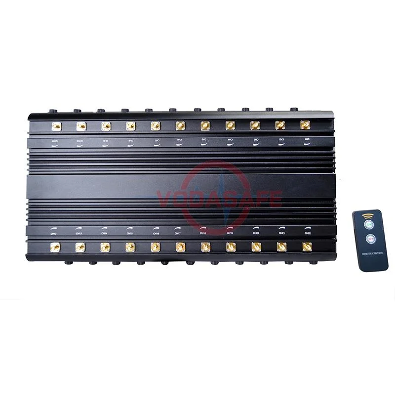 2g 3G 4G WiFi GPS VHF UHF 5g Indoor Installation Prison Cell Phone Signal Jammer 60m Jamming Prison Signal Jammers