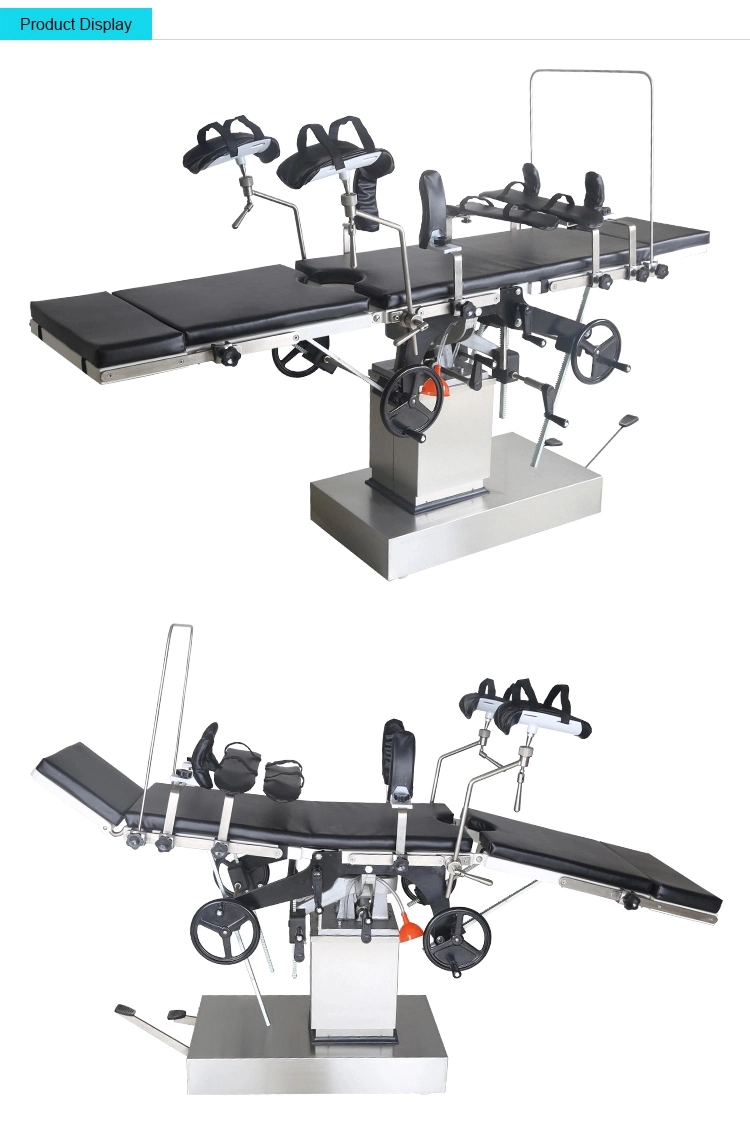 Hospital Electric Hydraulic Surgical Operation Room Operating Table Manual Operating Bed Manufacture Directly Price