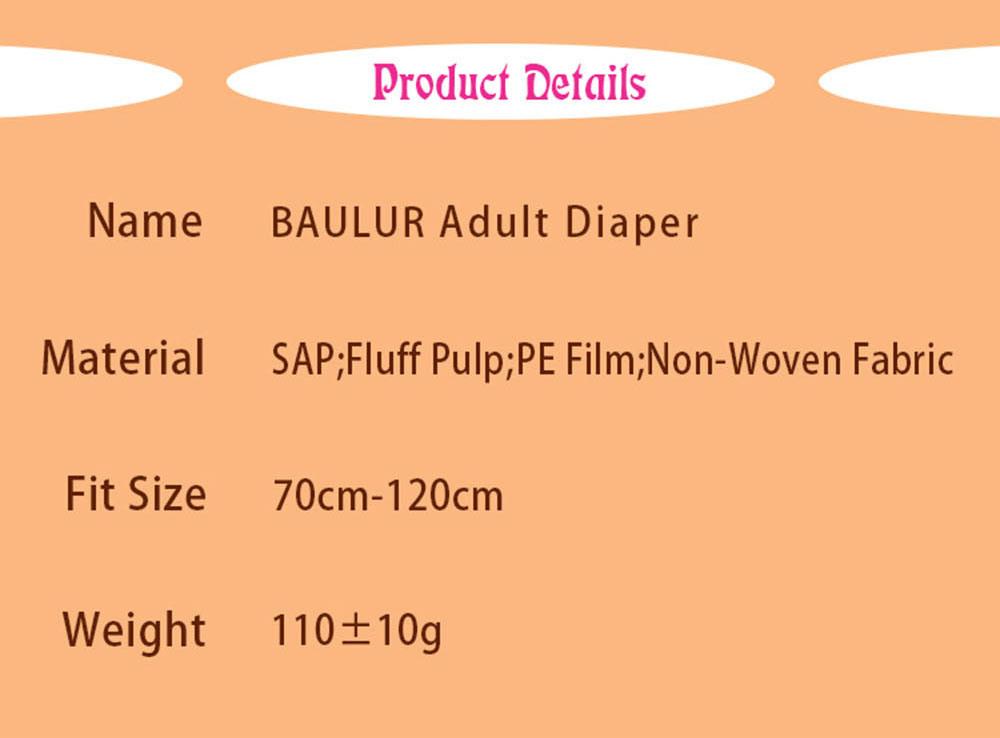 High Quality Disposable  Adult  Diapers  Cheap Price  Diapers  Soft Touch