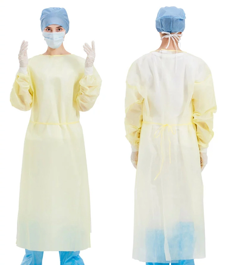 Operation Theatre Disposable Surgical Isolation PP Nonwoven SMS Gowns