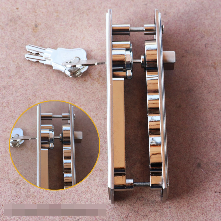 Lock Handle Decorative Zinc Alloy Sliding Door Key Lock