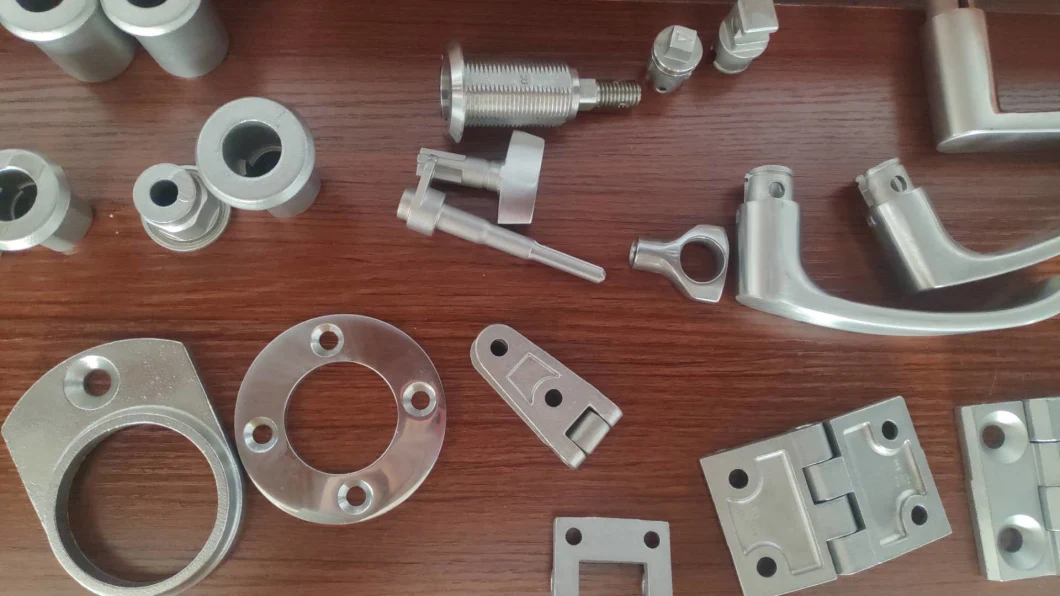Different Kinds of Polished Stainless Steel Door Handles Casted by Lost Wax Casting Process
