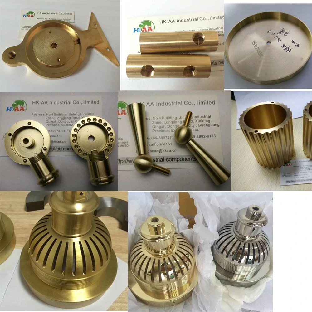 CNC Machined Customized Kitchen Hardware Brass Round Bar Kitchen Cabinet Handle