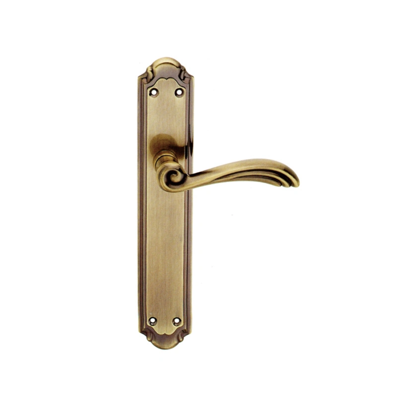 Sample Available Spain Door Handle Antique Classic Zinc Door Handle with Plate