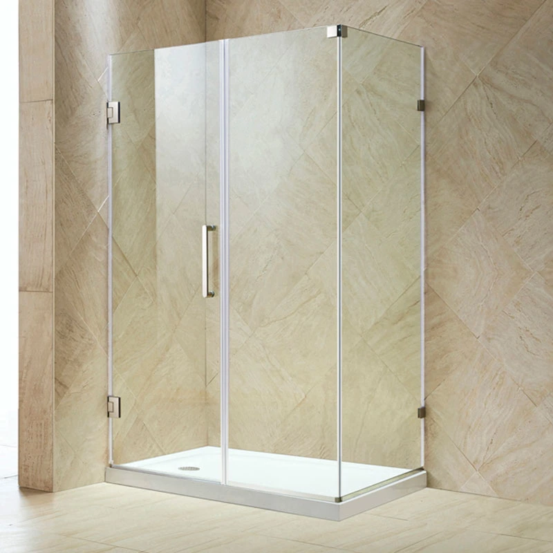 Hinge Handle Shower Enclosure Tempered Glass Shower Door