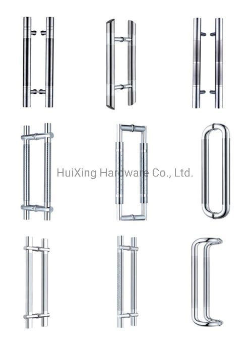Commercial Stainless Steel S Shape Glass Shower Door Handle